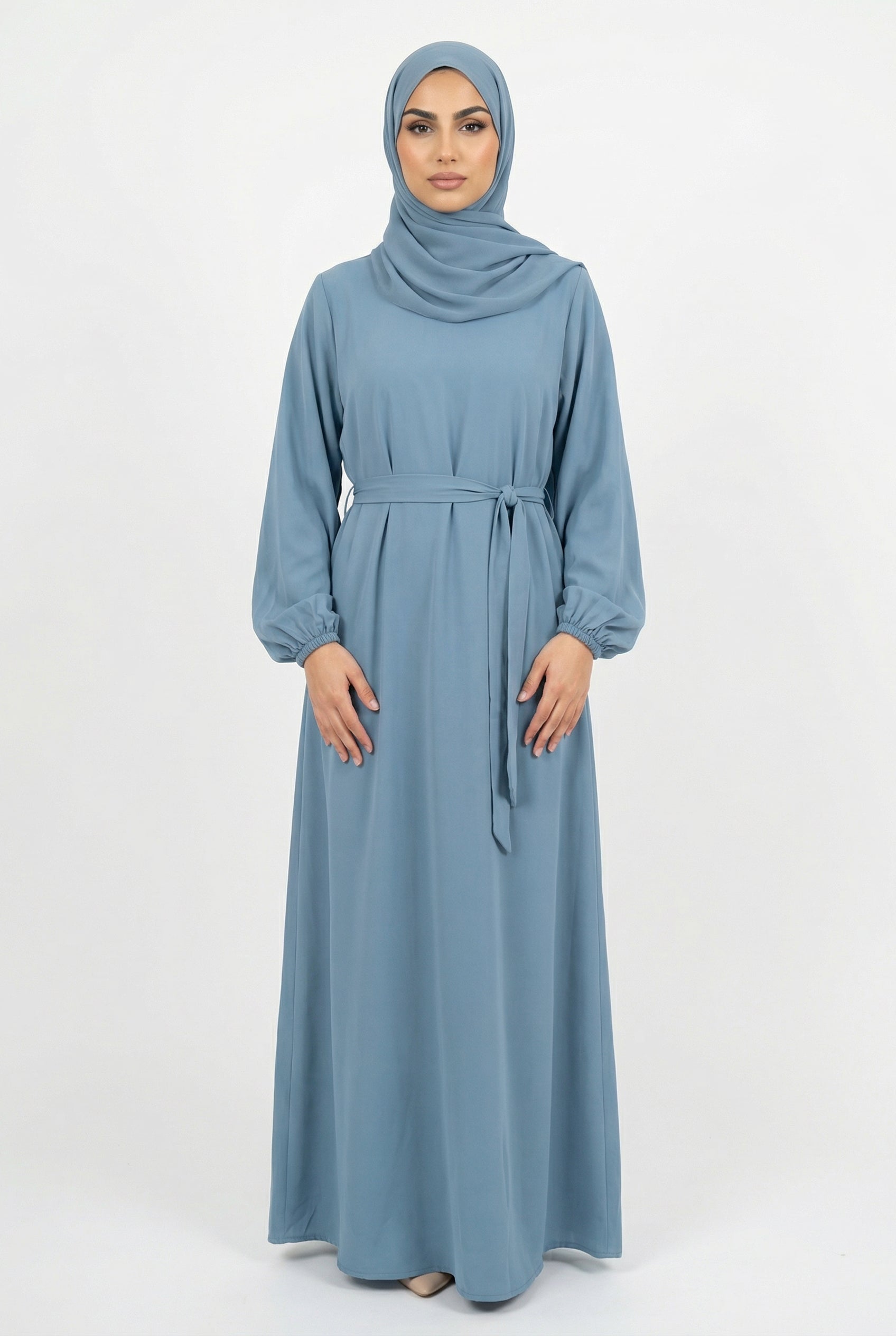 Basic Abaya Baby Blue ASL-657 Col 35