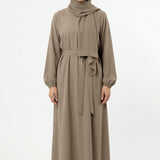 Basic Abaya Beige ASL-657 Col 4