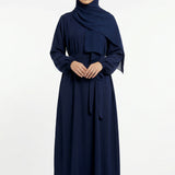 Basic Abaya Navy Blue ASL-657 Col 17