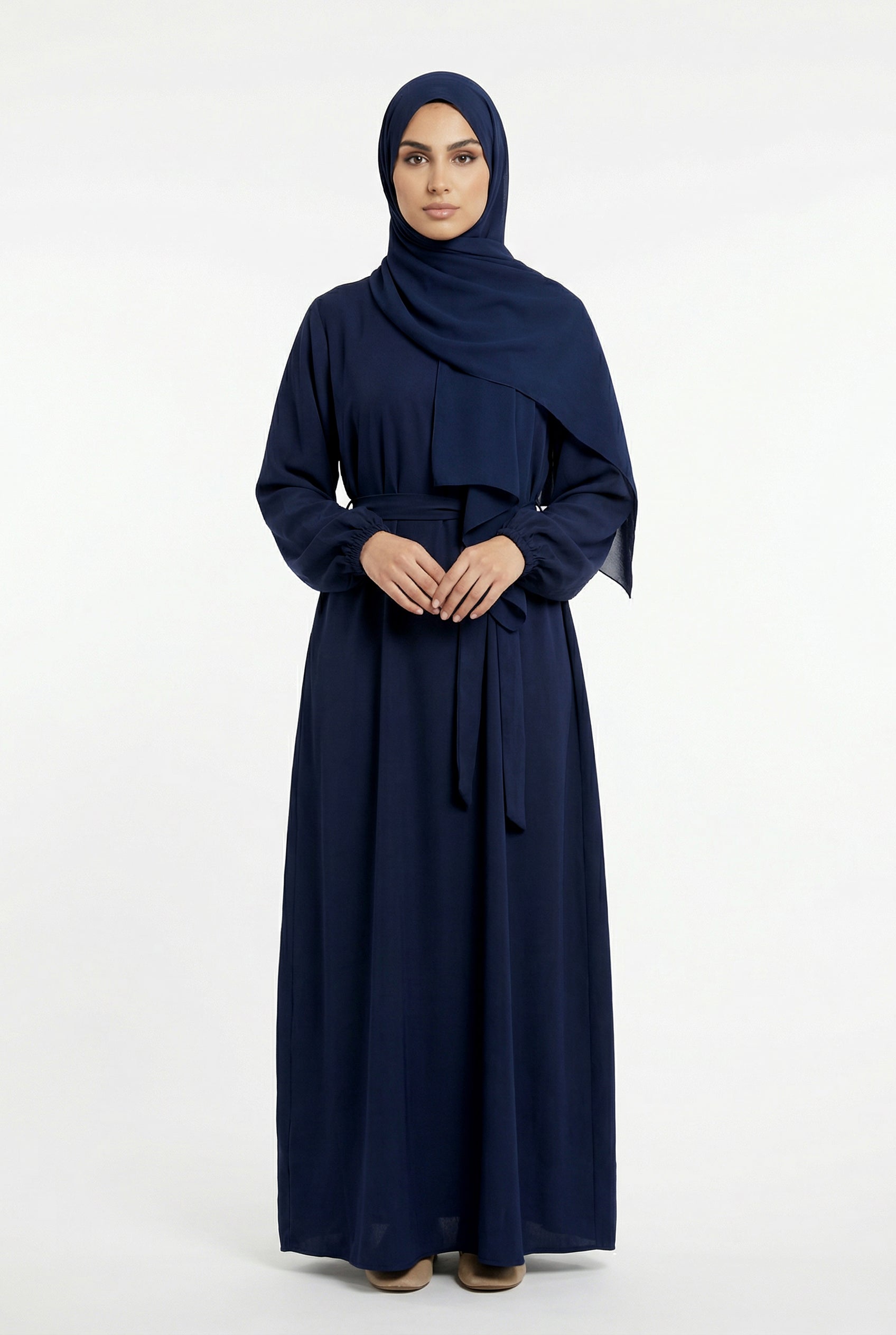 Basic Abaya Navy Blue ASL-657 Col 17