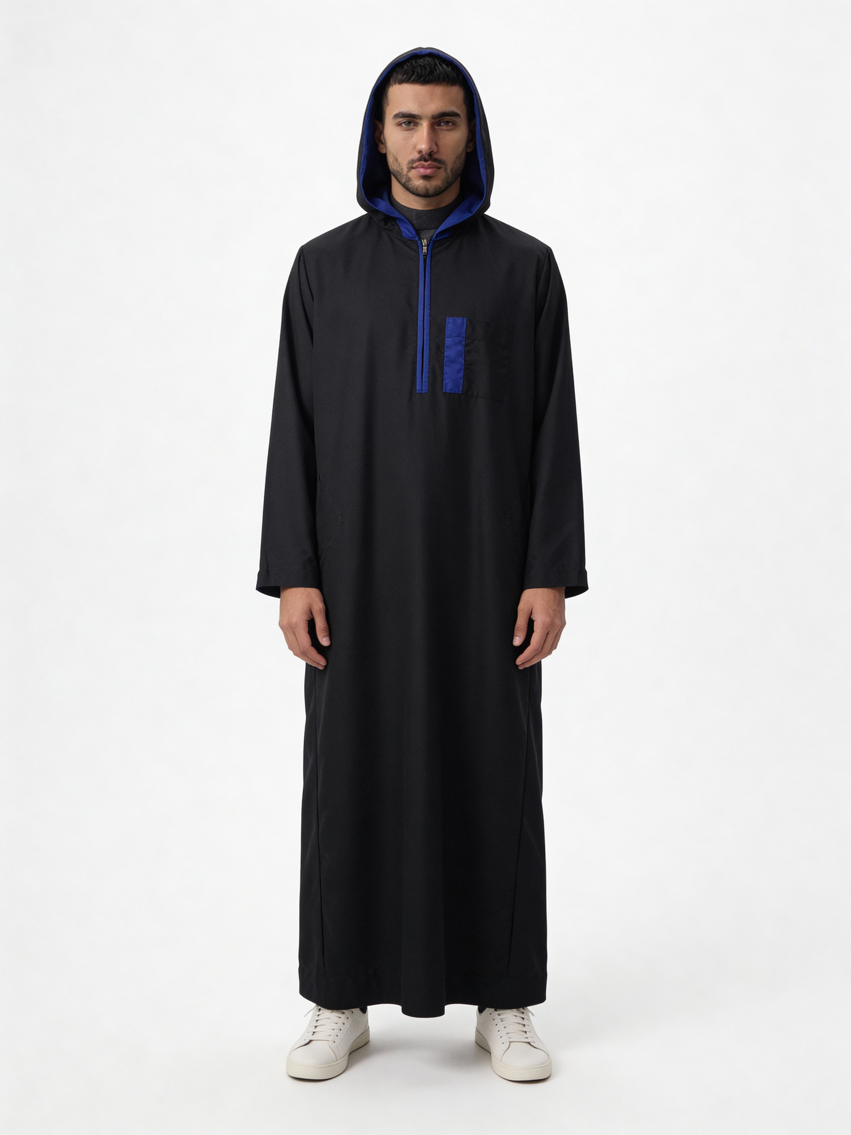 Hooded Thobe Black 526 Col 01