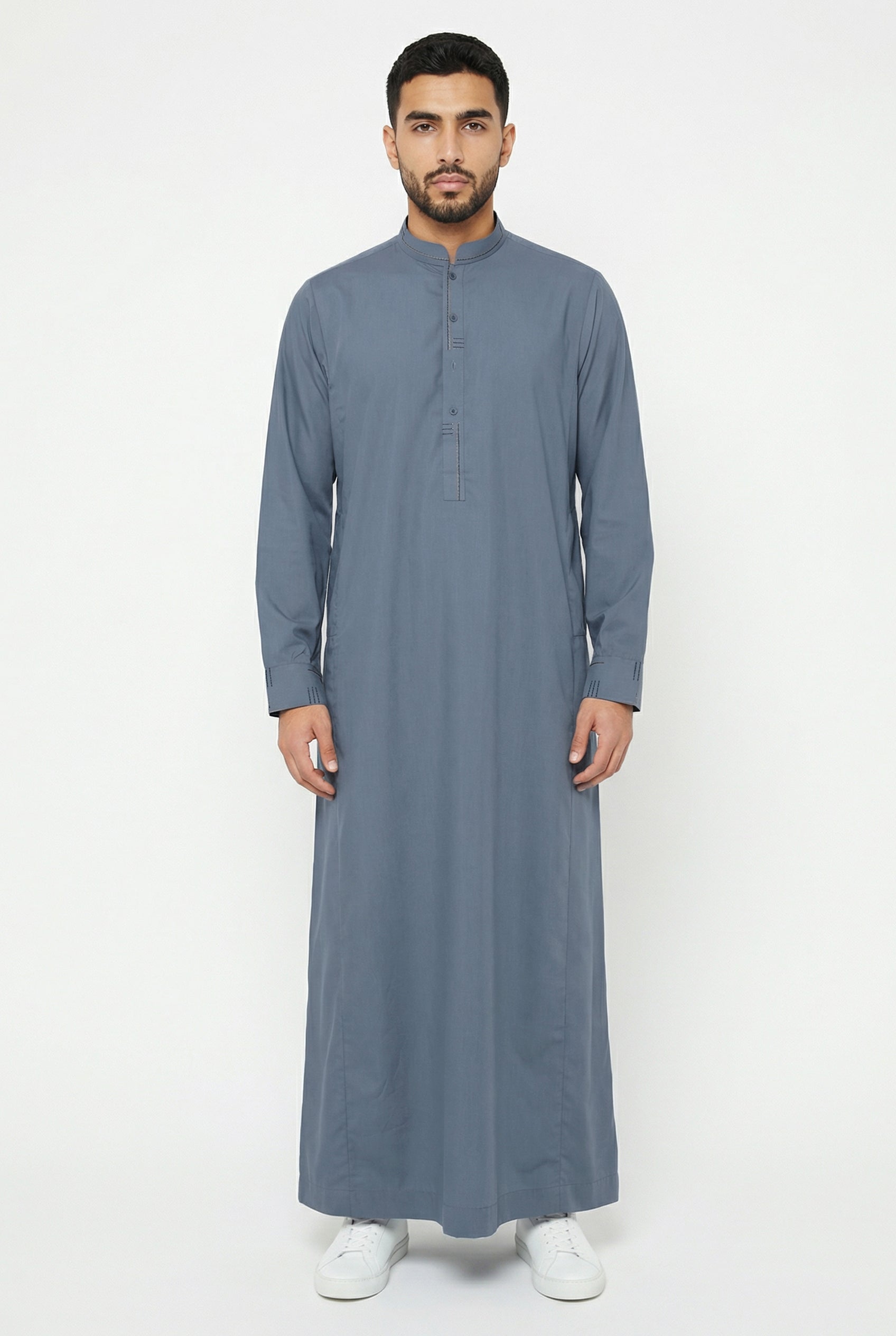 Collared Thobe Blue 956 Col 4