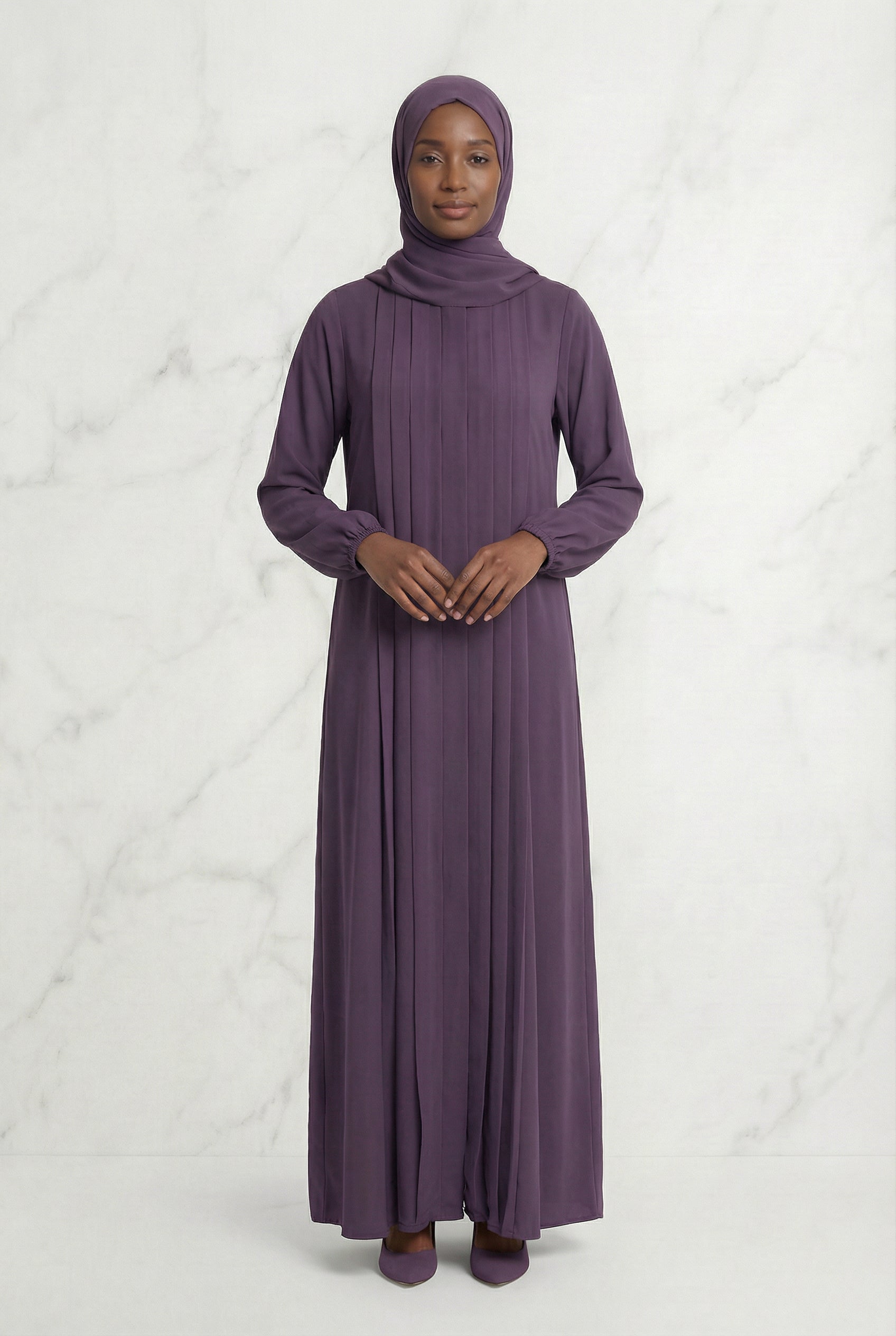 Classic Abaya Plum 659 Col 23