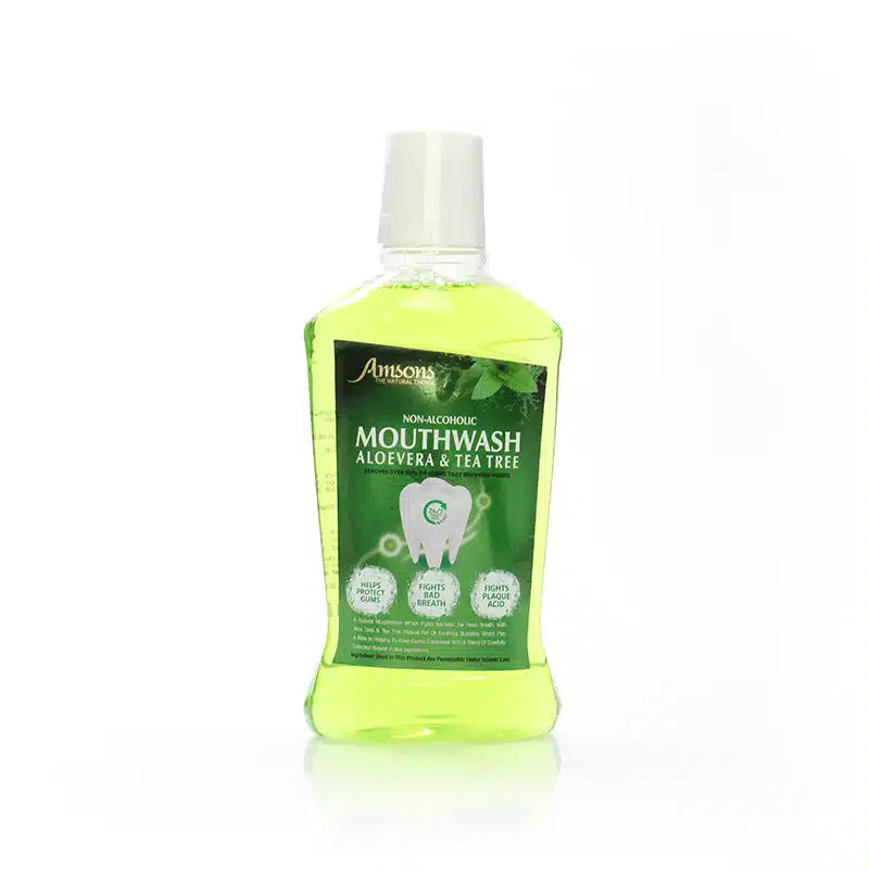 Non-Alcoholic Aloe Vera & Tea Tree Mouthwash