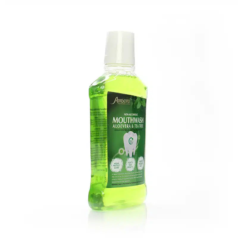 Non-Alcoholic Aloe Vera & Tea Tree Mouthwash