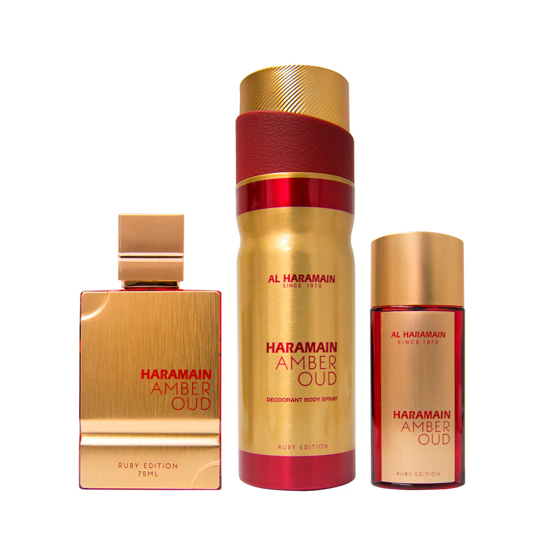 Amber Oud Ruby Edition Perfume Gift Set