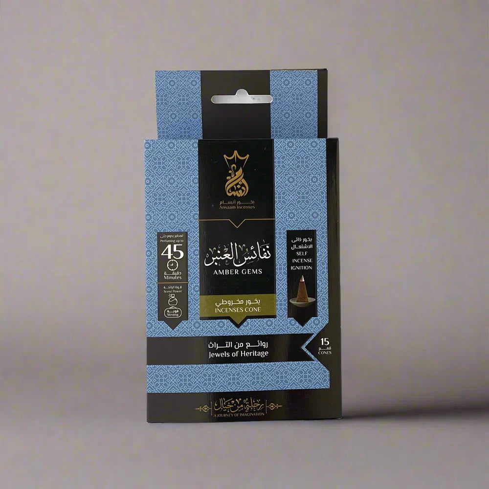 Amber Gems Incenses Cones