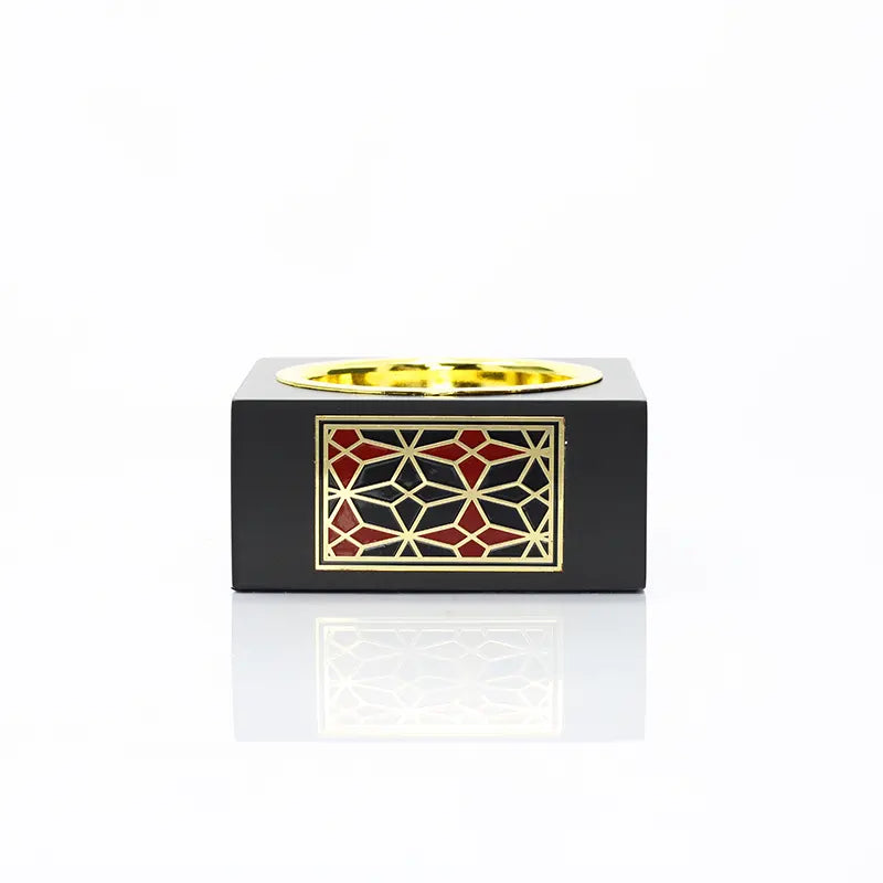 Black Patterend Bukhoor Burner AM00885