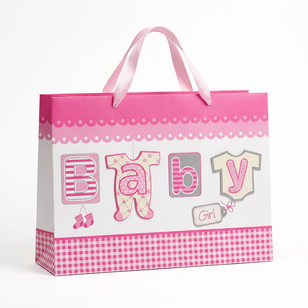 Baby Girl Gift Bag - Large