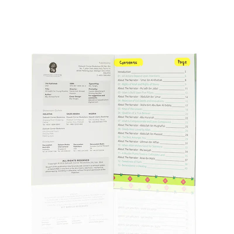 Learn & Practise 30 Hadith For Young Muslims