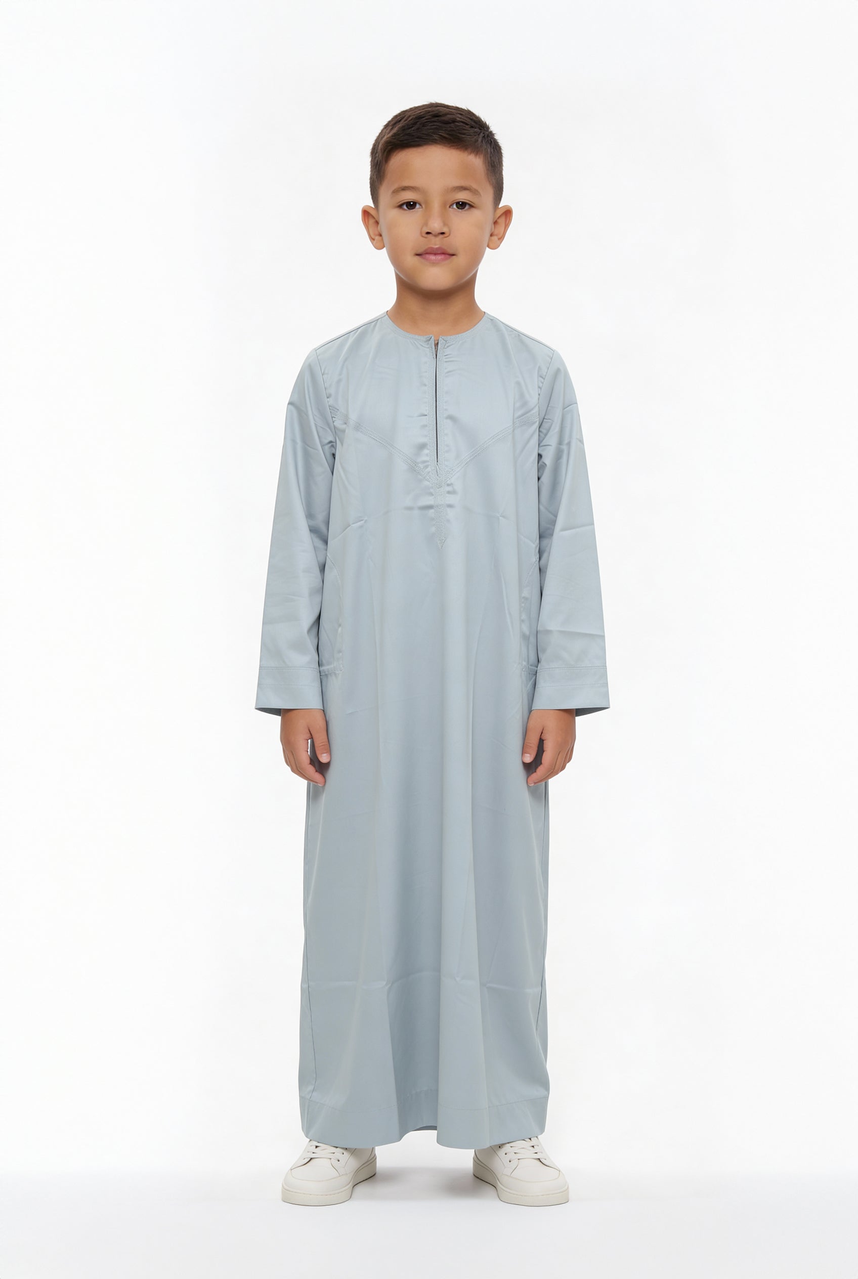 Boys Omani Thobe Light Blue AMSM 1501 Col 3