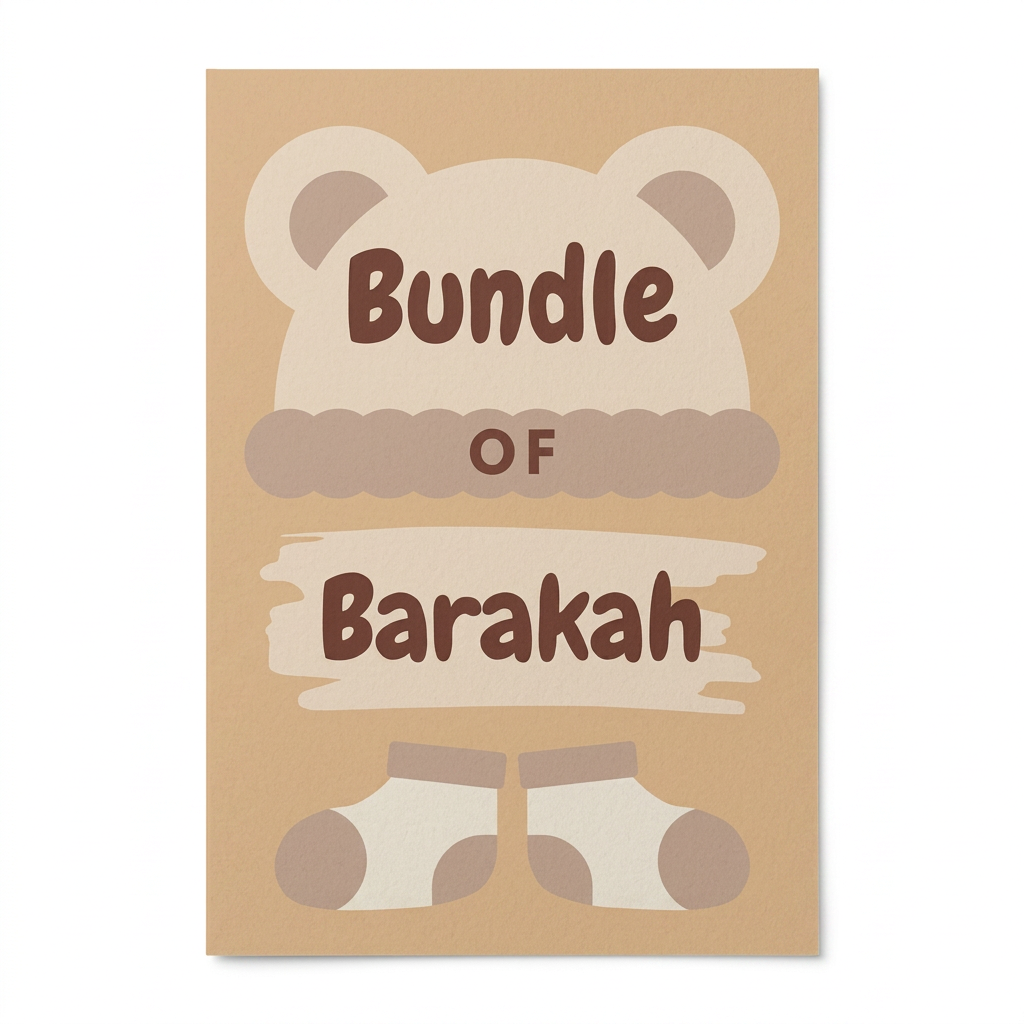 Bundle Of Barakah Teddy Card
