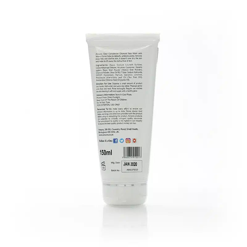 Charcoal Face Wash 150ml