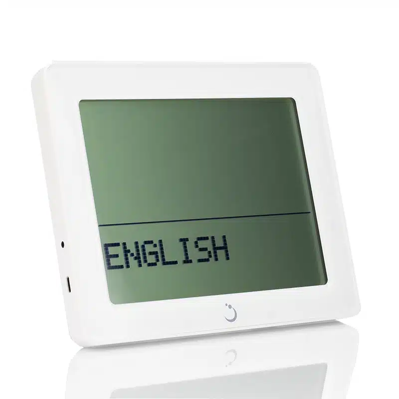 Al-Fajr Azan Clock Cf-19 White