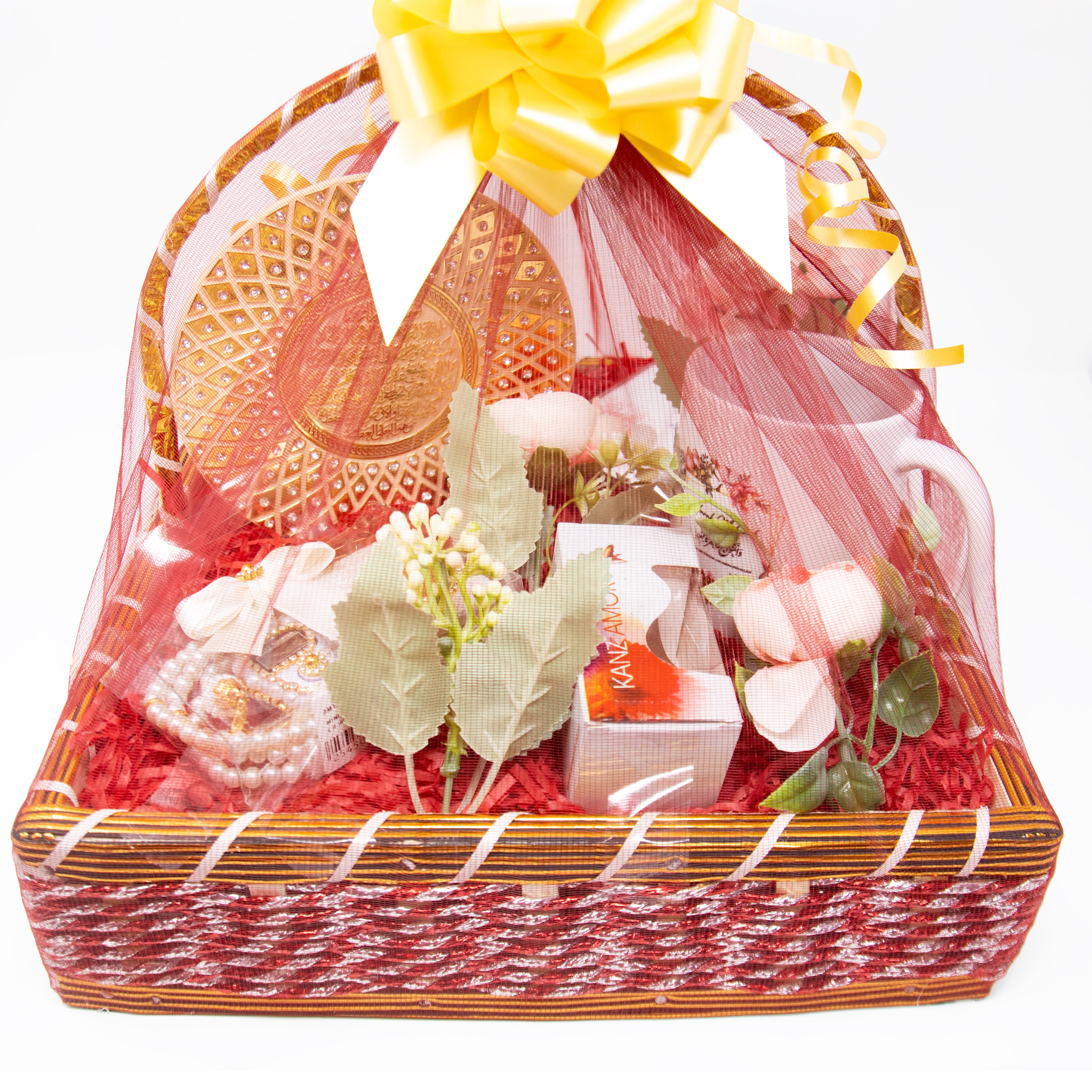 Womens Red Umrah Mubarak Gift Hamper