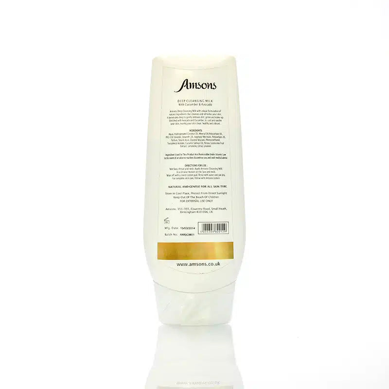 Cleansing Milk with Cucumber & Avocado 200ml