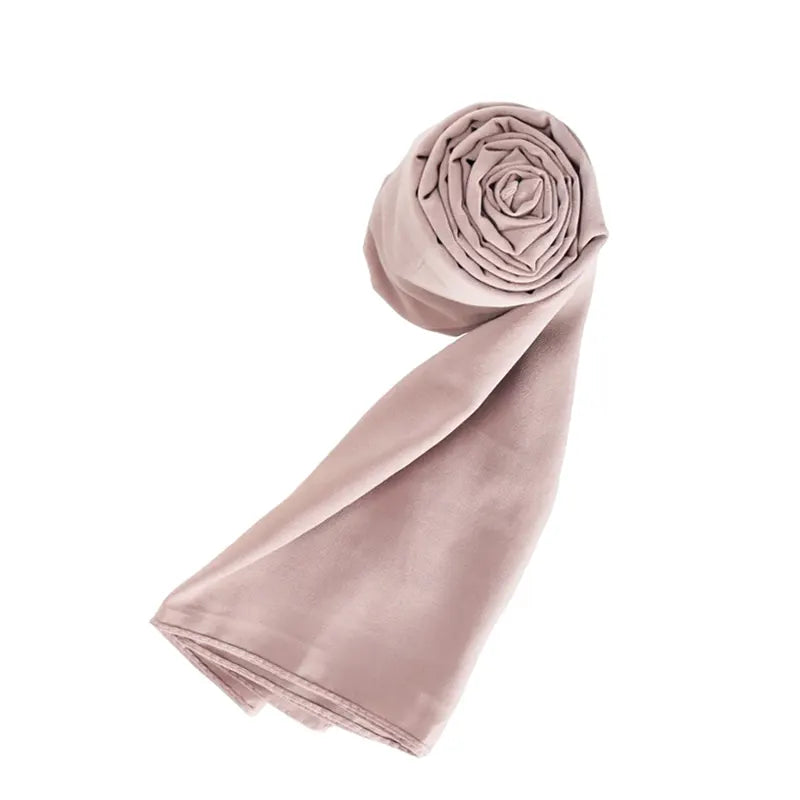 Champagne Rose Chiffon Hijab