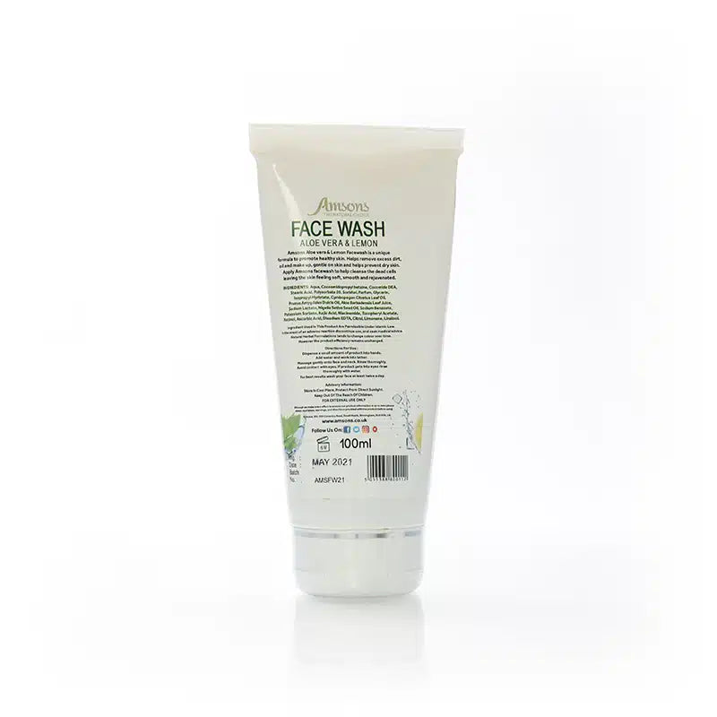 Aloe Vera & Lemon Face Wash 100ml