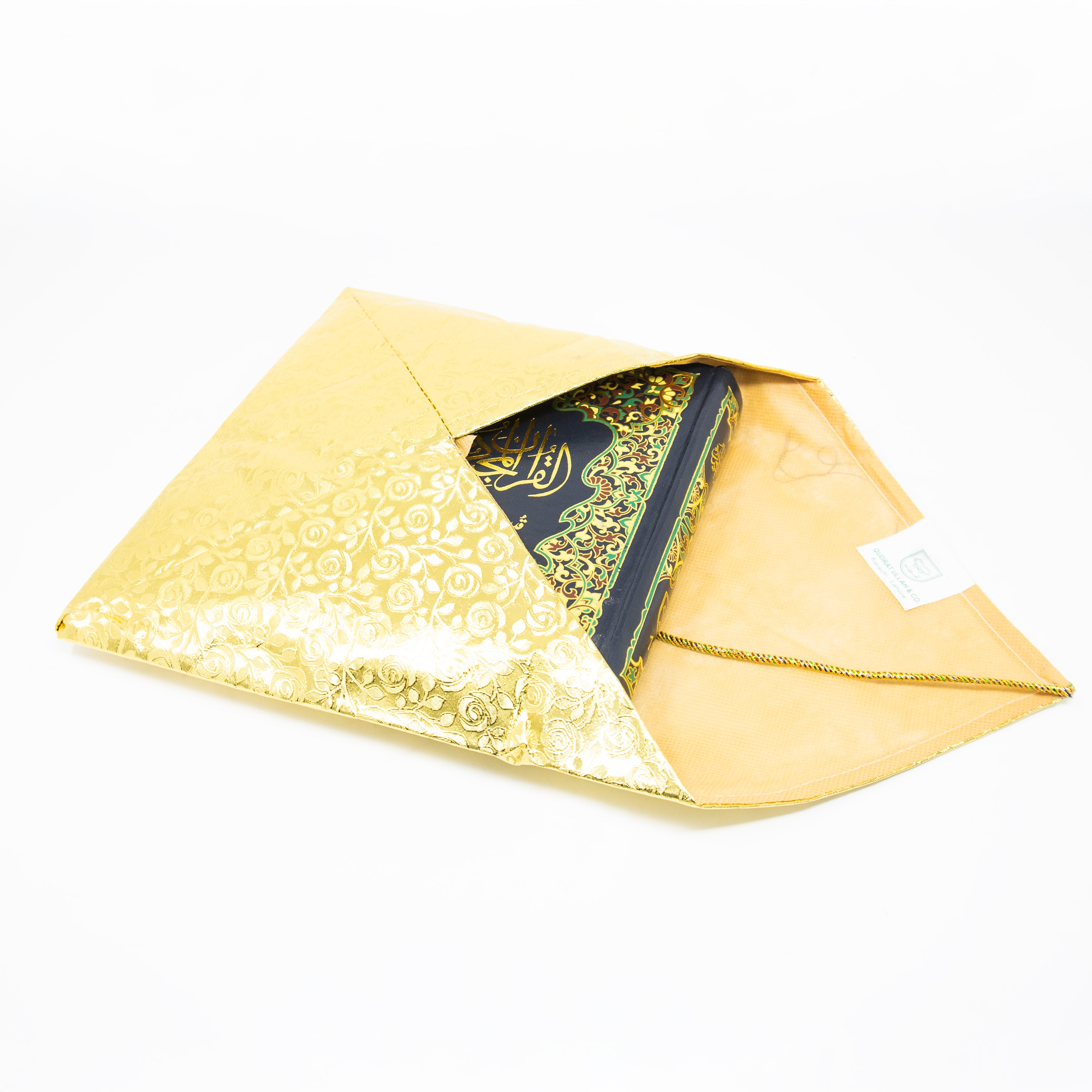 Gold Shimmer A5 Quran Cover