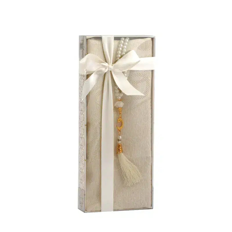 Cream Prayer Set Gift Set