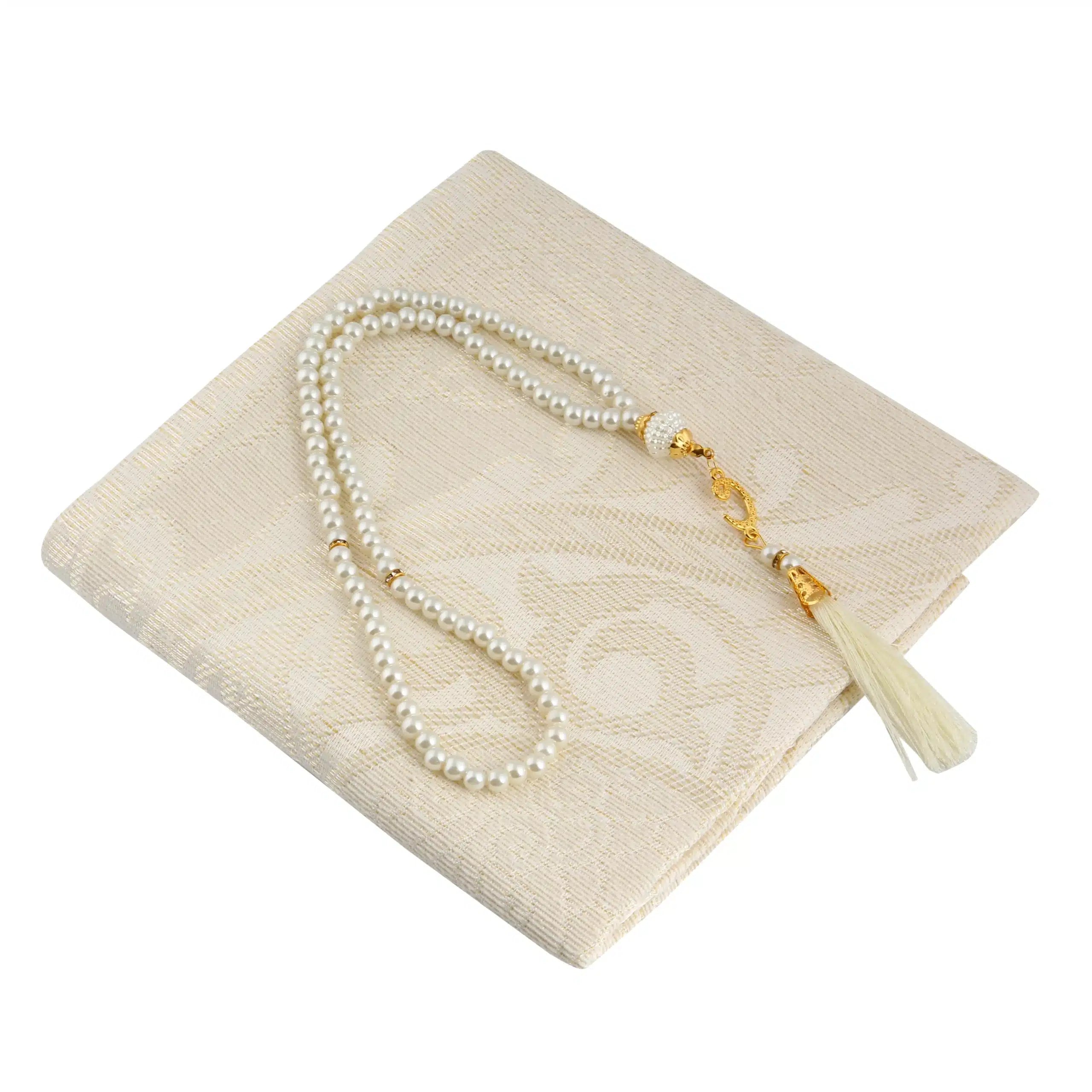 Cream Prayer Set Gift Set