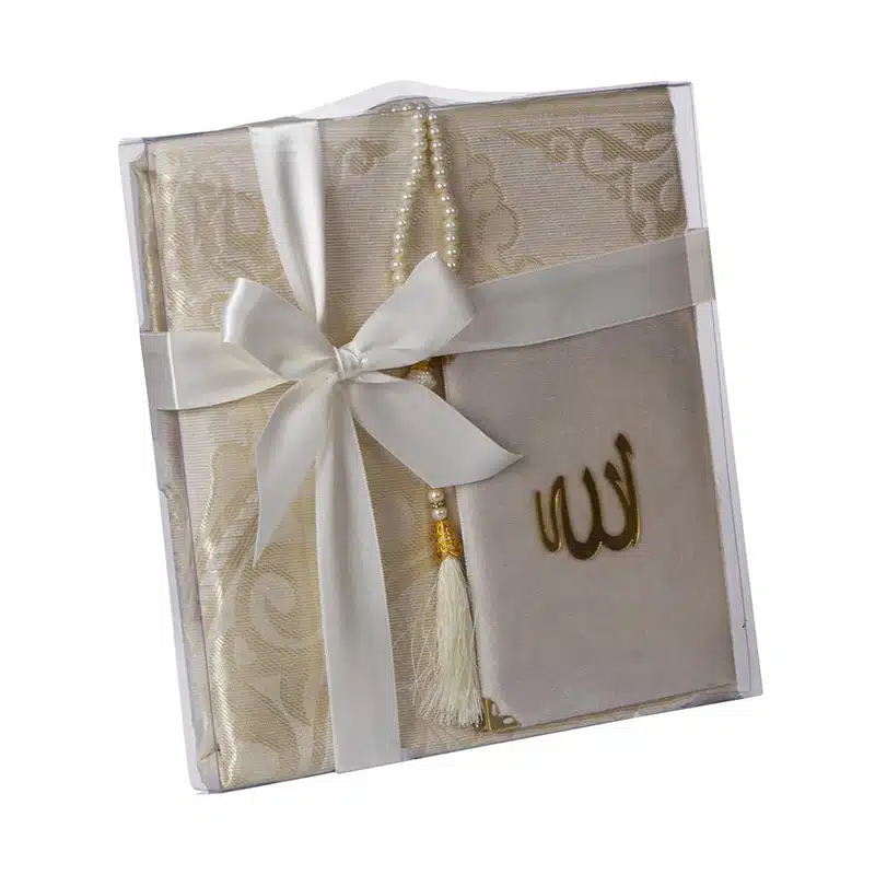 Cream Prayer Set Gift Set