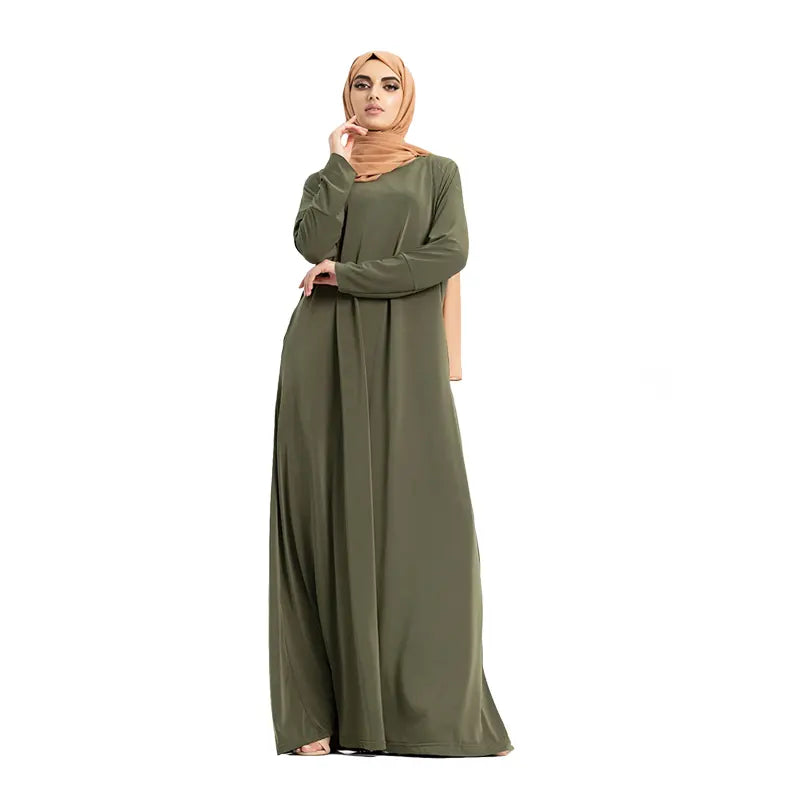 Jersey Green Abaya