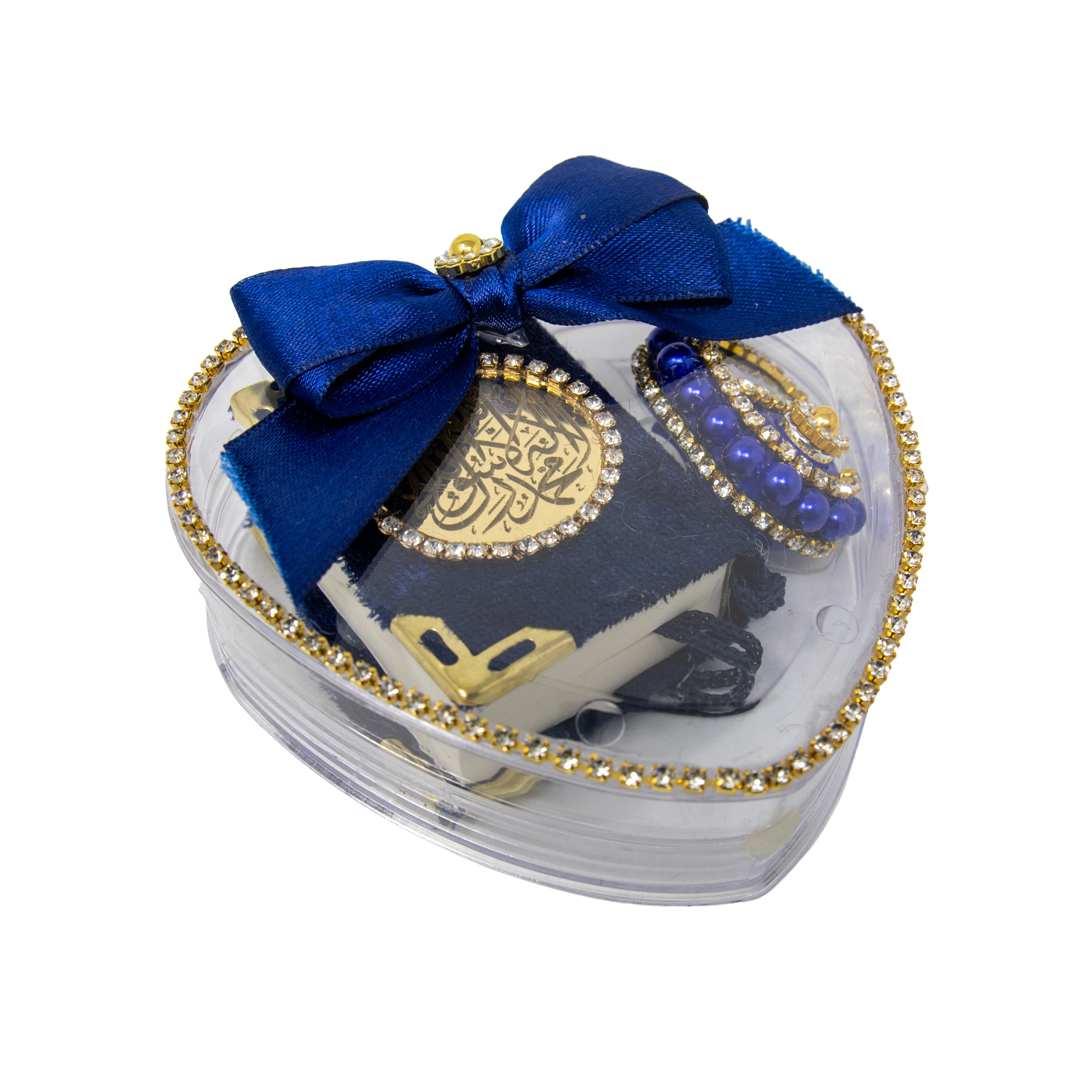 Mini Quran Heart Heart Gift Blue
