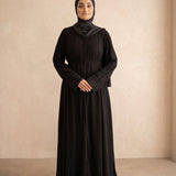 Royal Pearl Chiffon Kimono 6095 Black