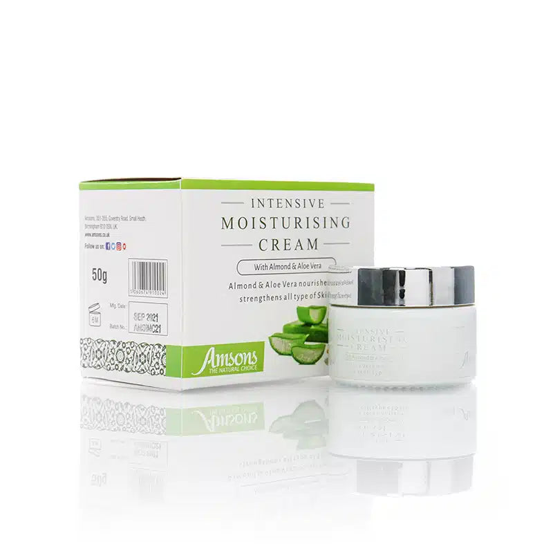 Intensive Moisturising Cream with Almond and Aloe Vera 50g