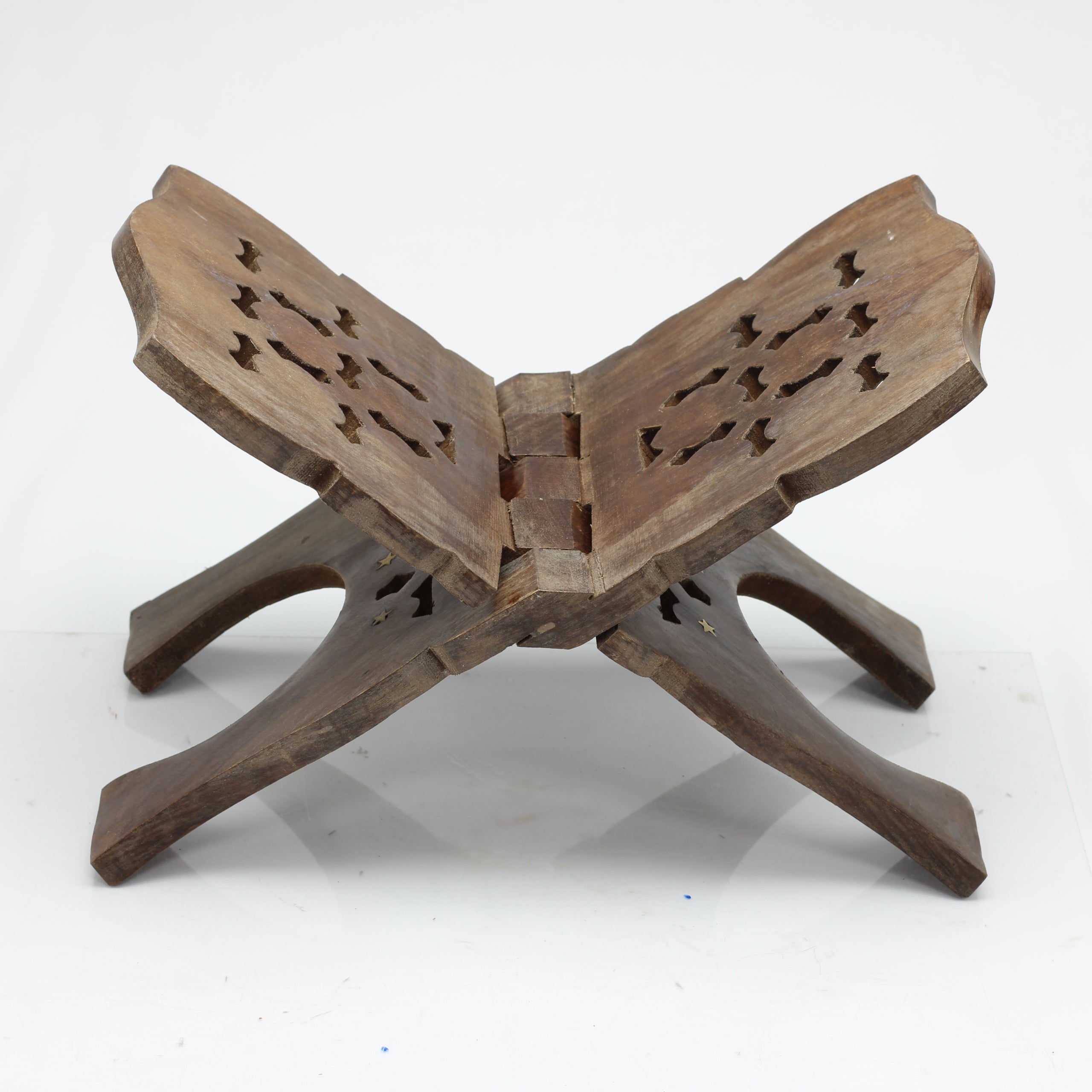 Long Dark Brown Wooden Rehal