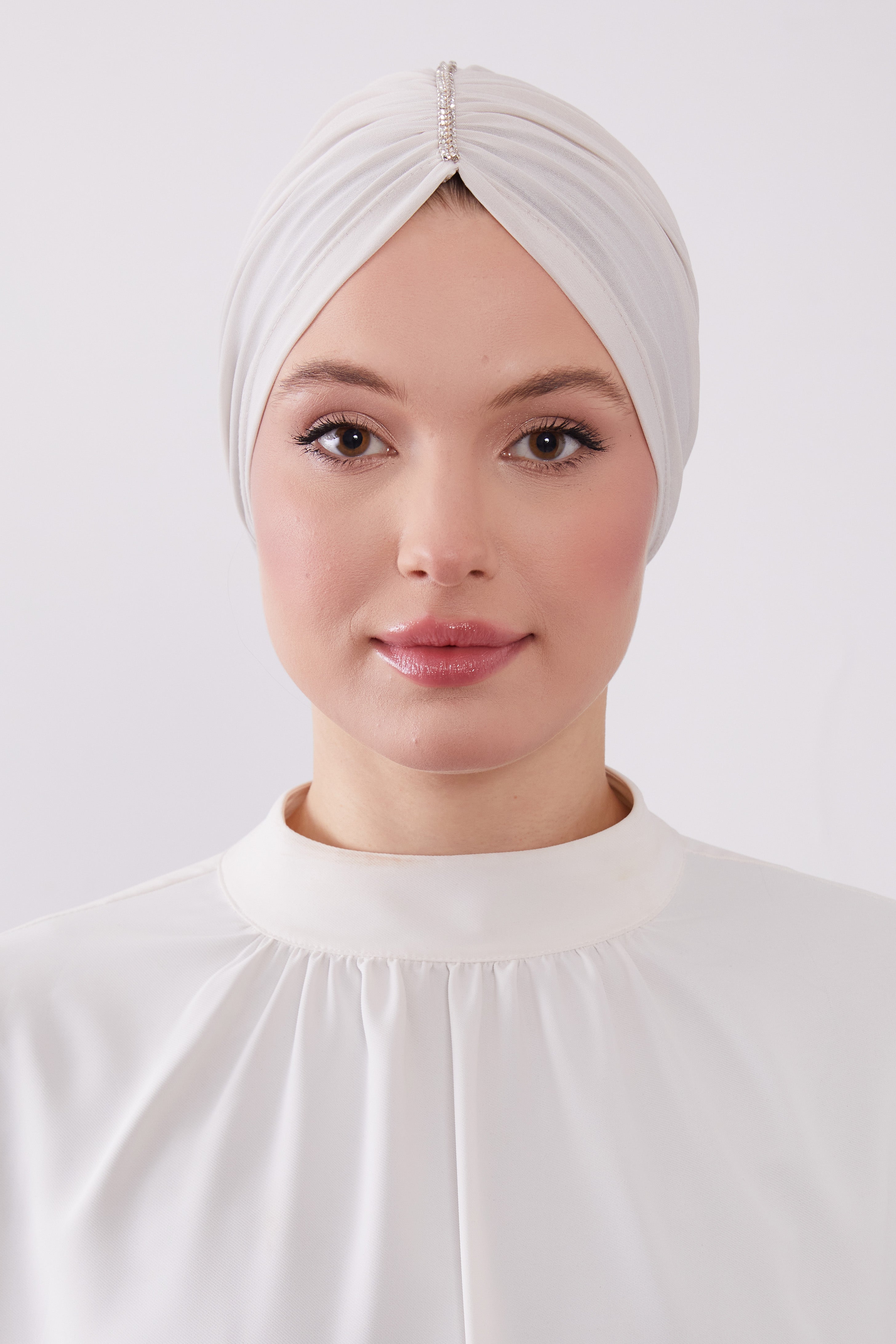 Party Turban Beige Col 38