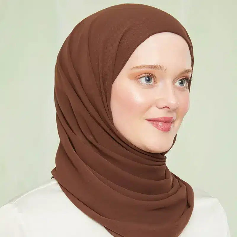 Instant Hijab Chocolate Brown