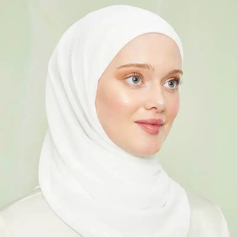 Instant Hijab Off White