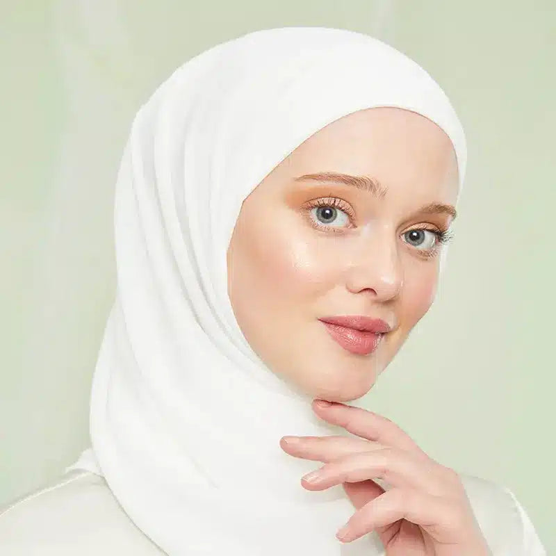 Instant Hijab Off White