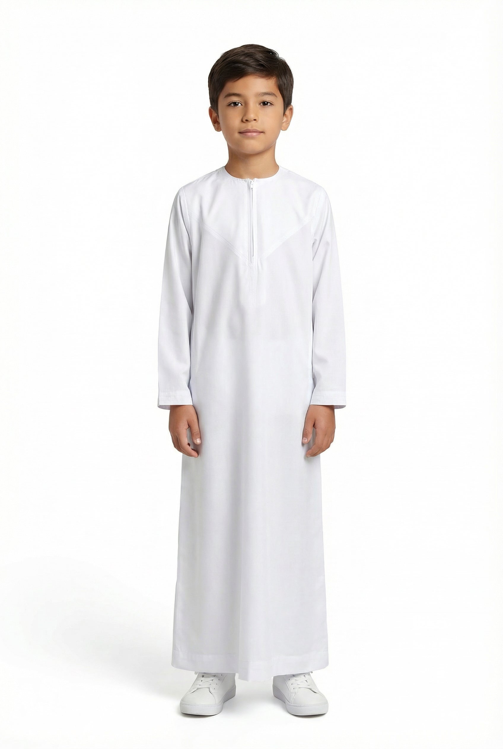 Boys Omani Thobe White 101 Col 18
