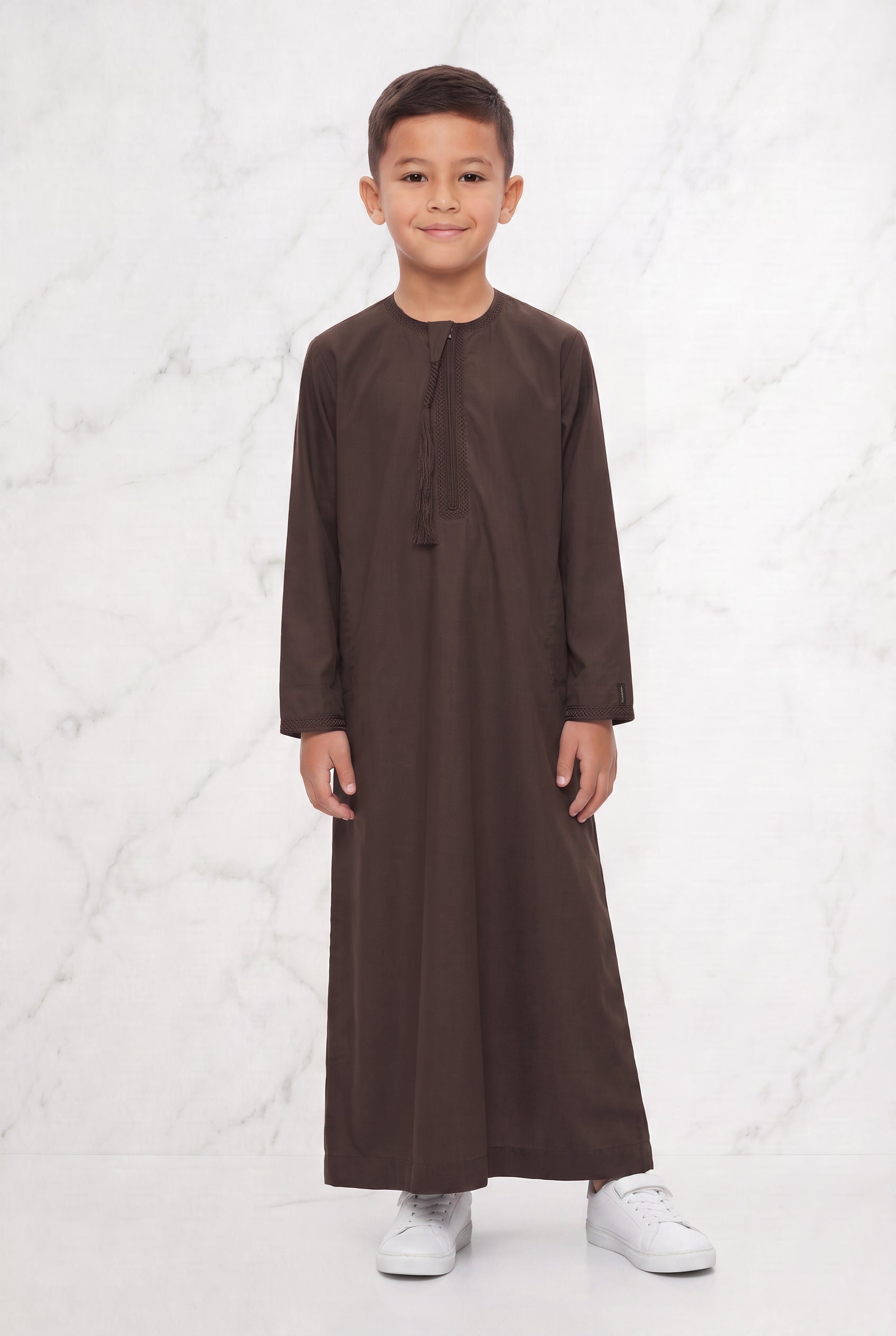 Royal Brown Omani Thobe KSB-105 Col 6