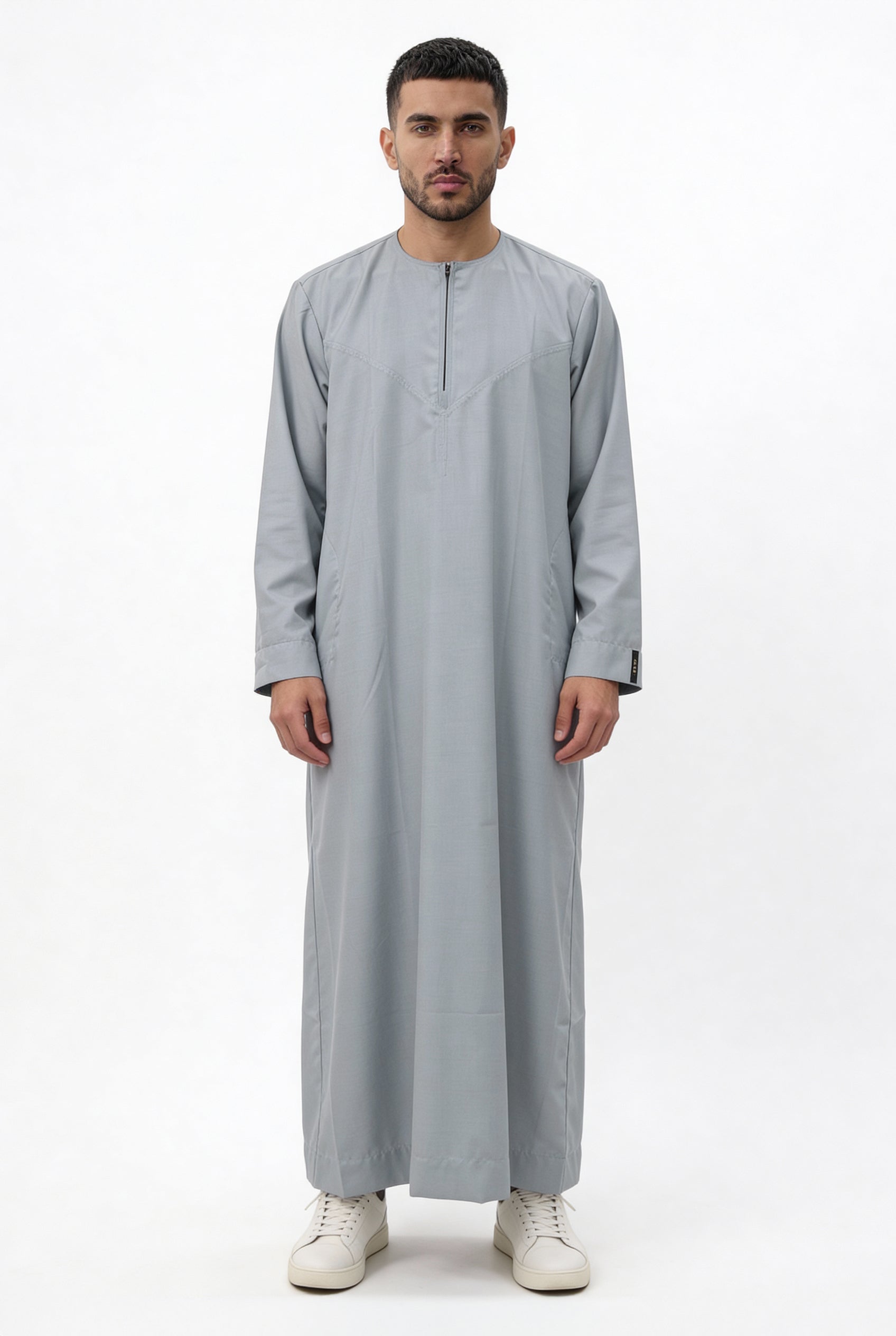 Omani Thobe Light Grey 101 Col 04