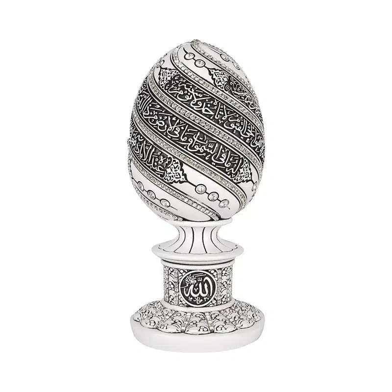 Large Ayutl Kursi Egg Ornament 0142