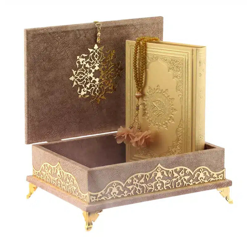 Brown Opulent Large Quran Gift Set