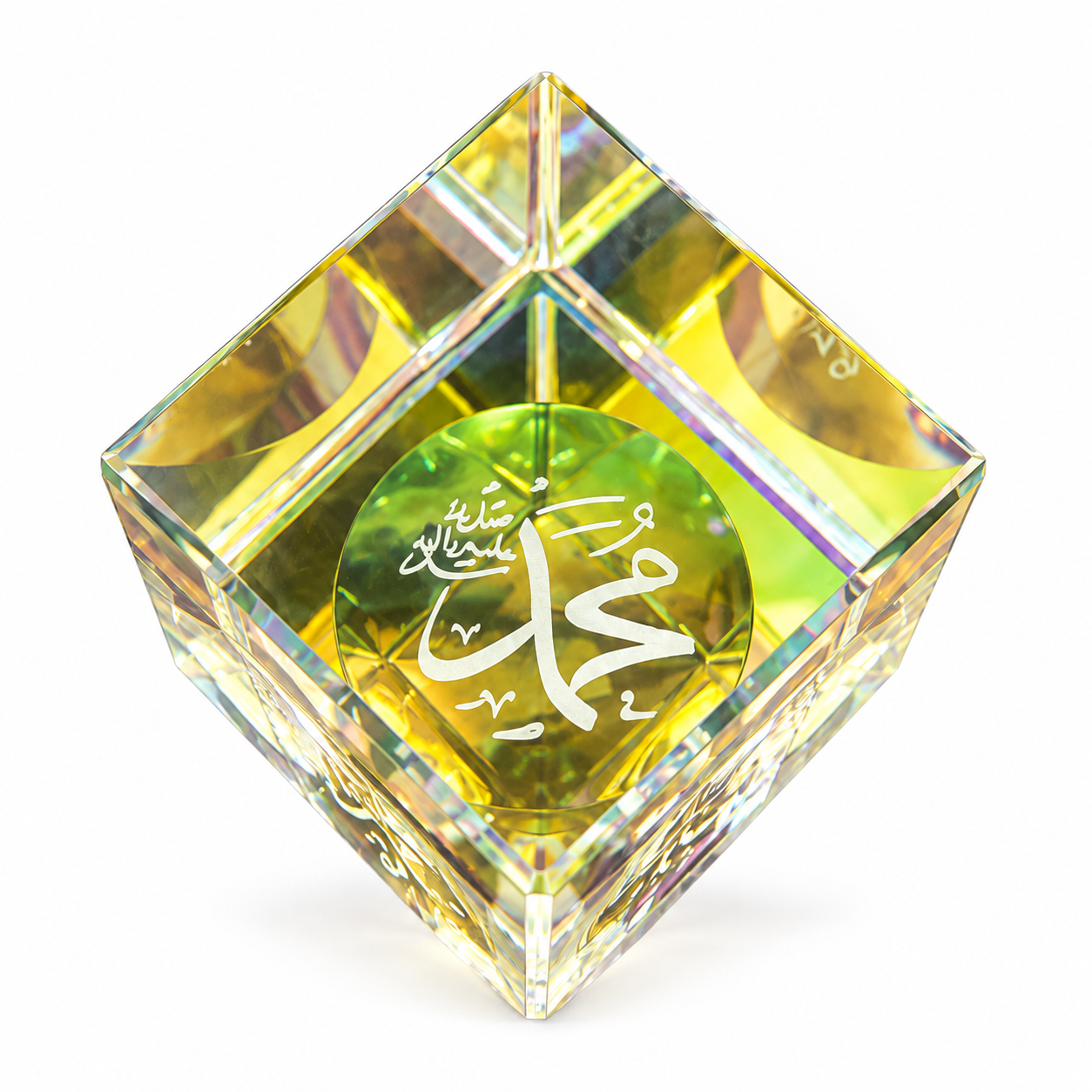 Large Allah & Muhammad Cube 812