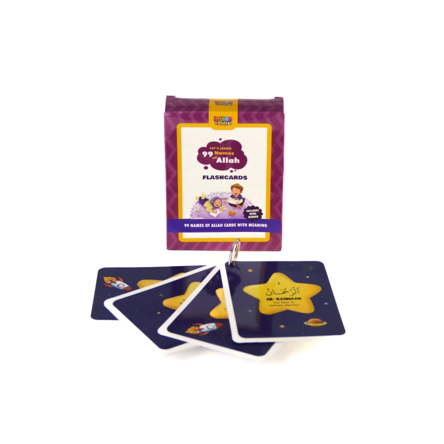 Lets Learn 99 Names Of Allah Flashcards