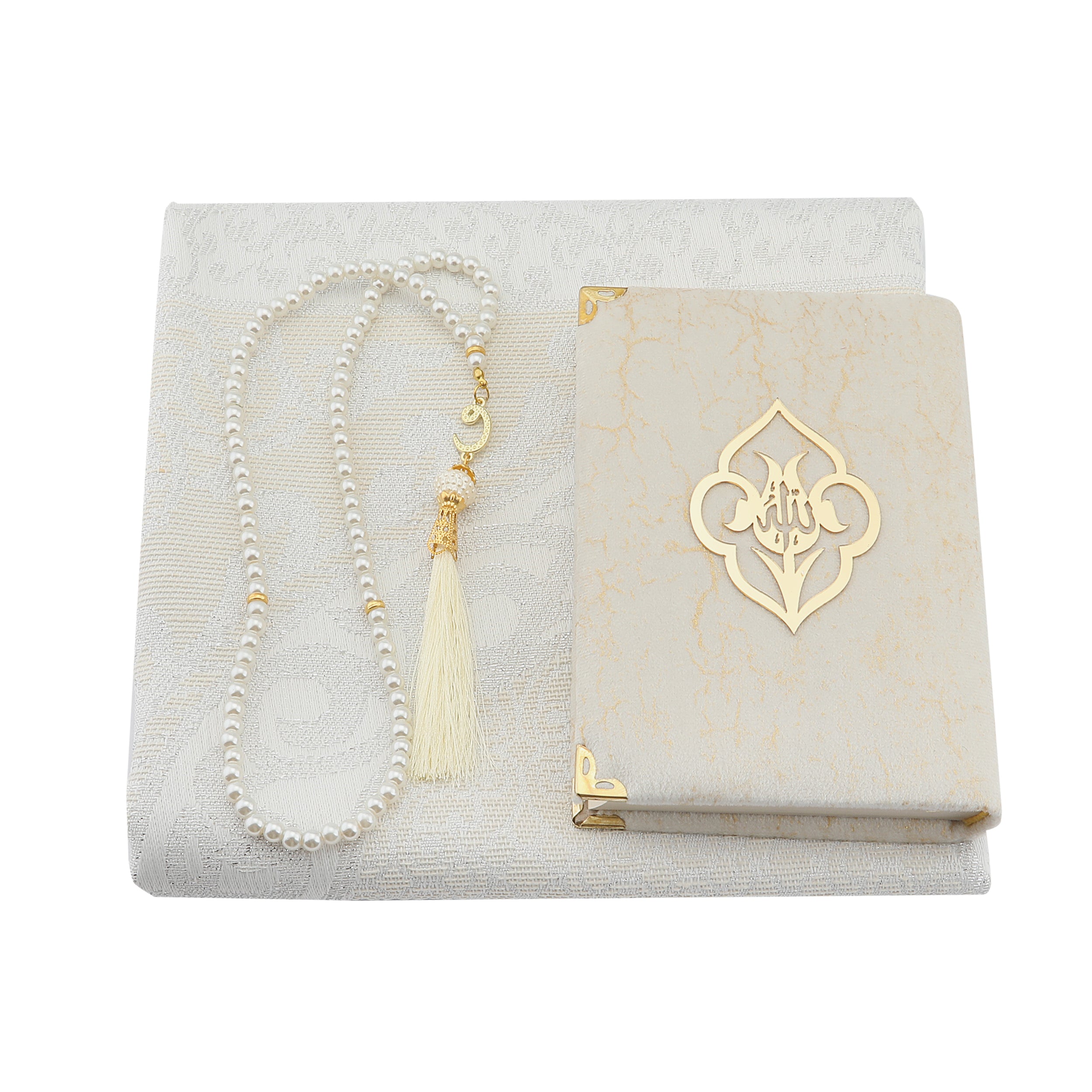 Limited Edition Small Quran Gift Set 0973 Beige