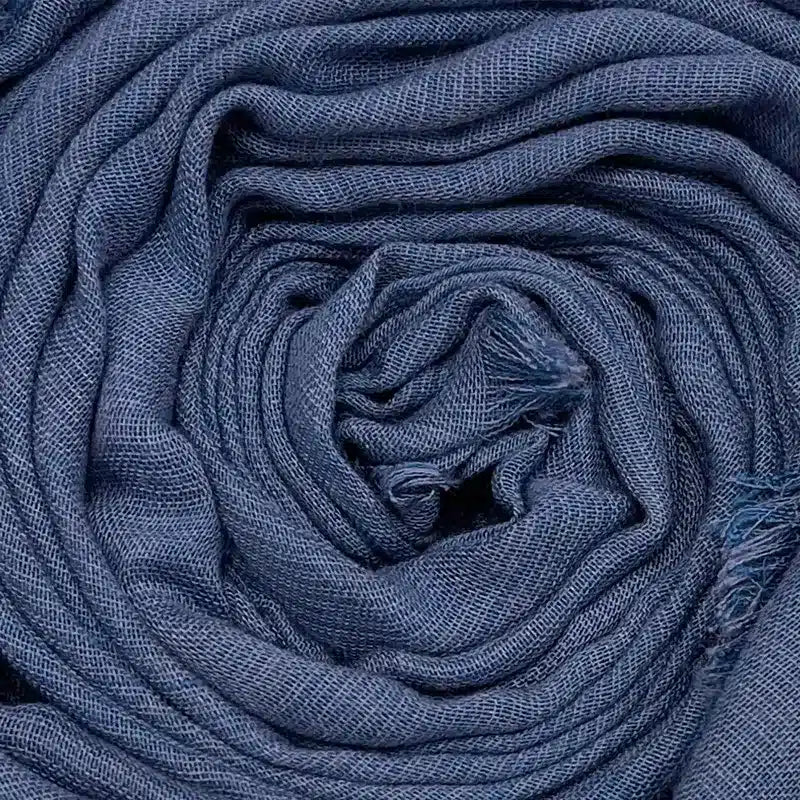 Lined Cotton Dusty Blue Hijab