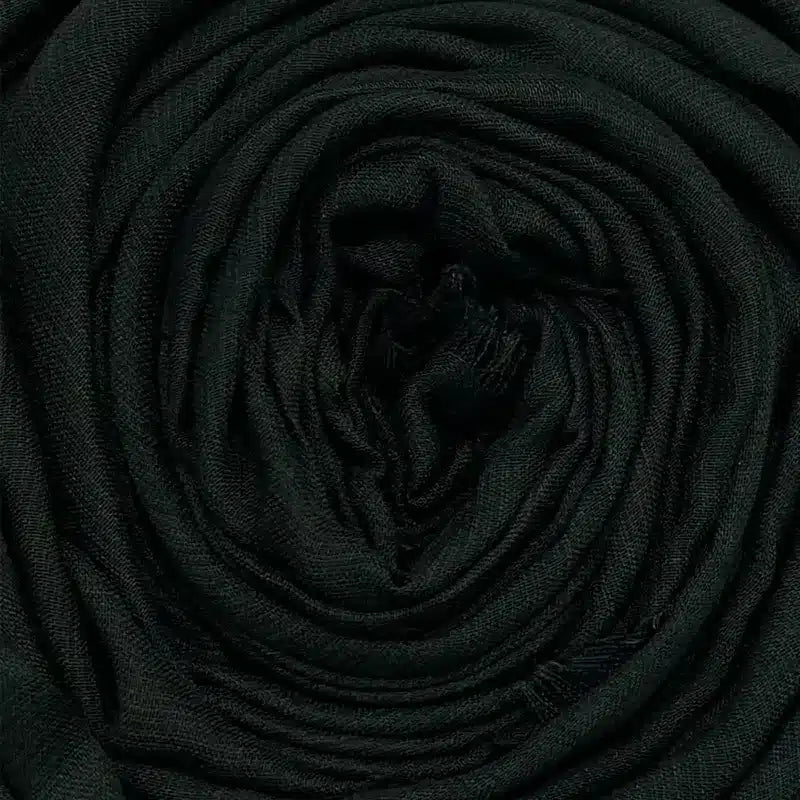 Lined Cotton Forest Green Hijab