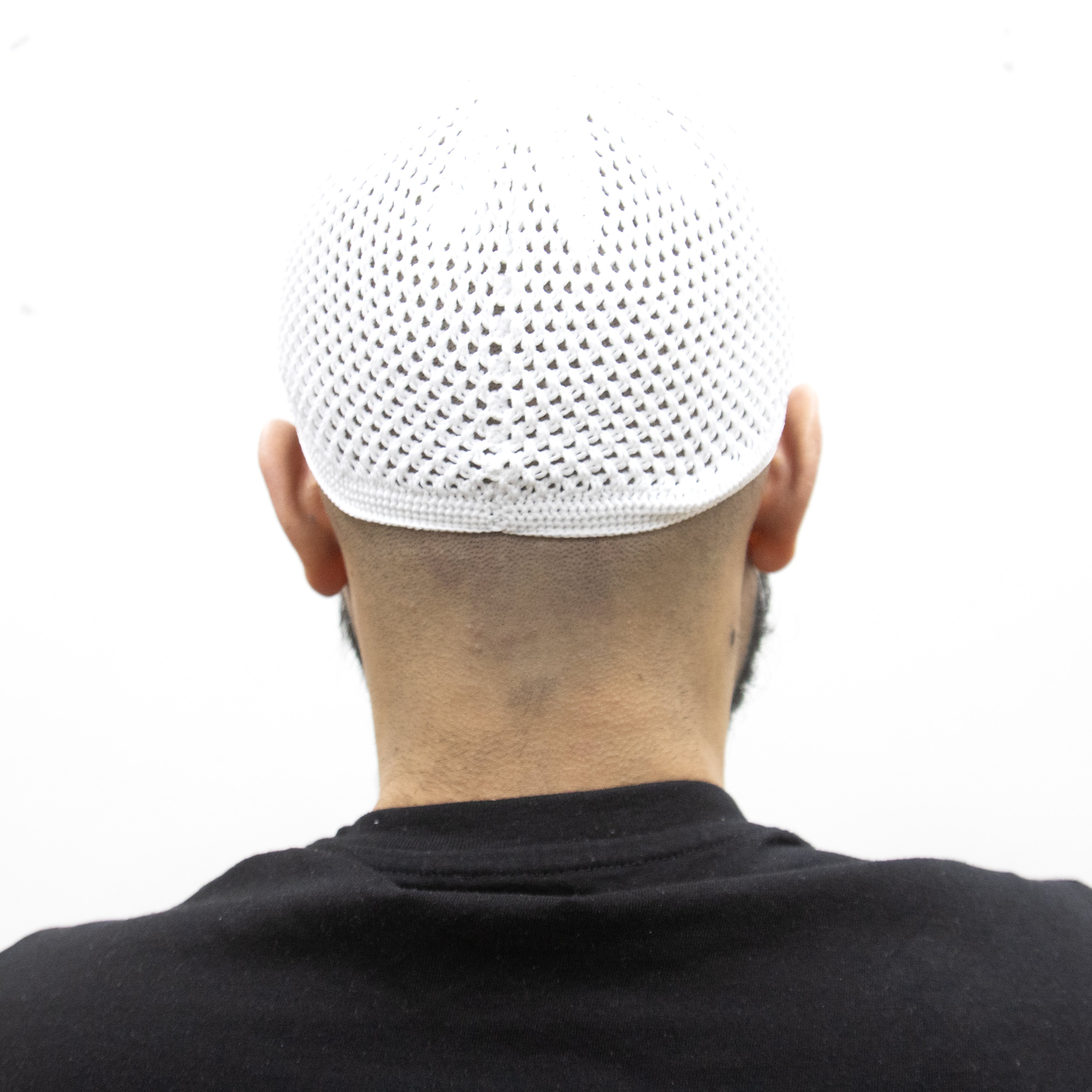 Mens Soft Touch Prayer Hat White