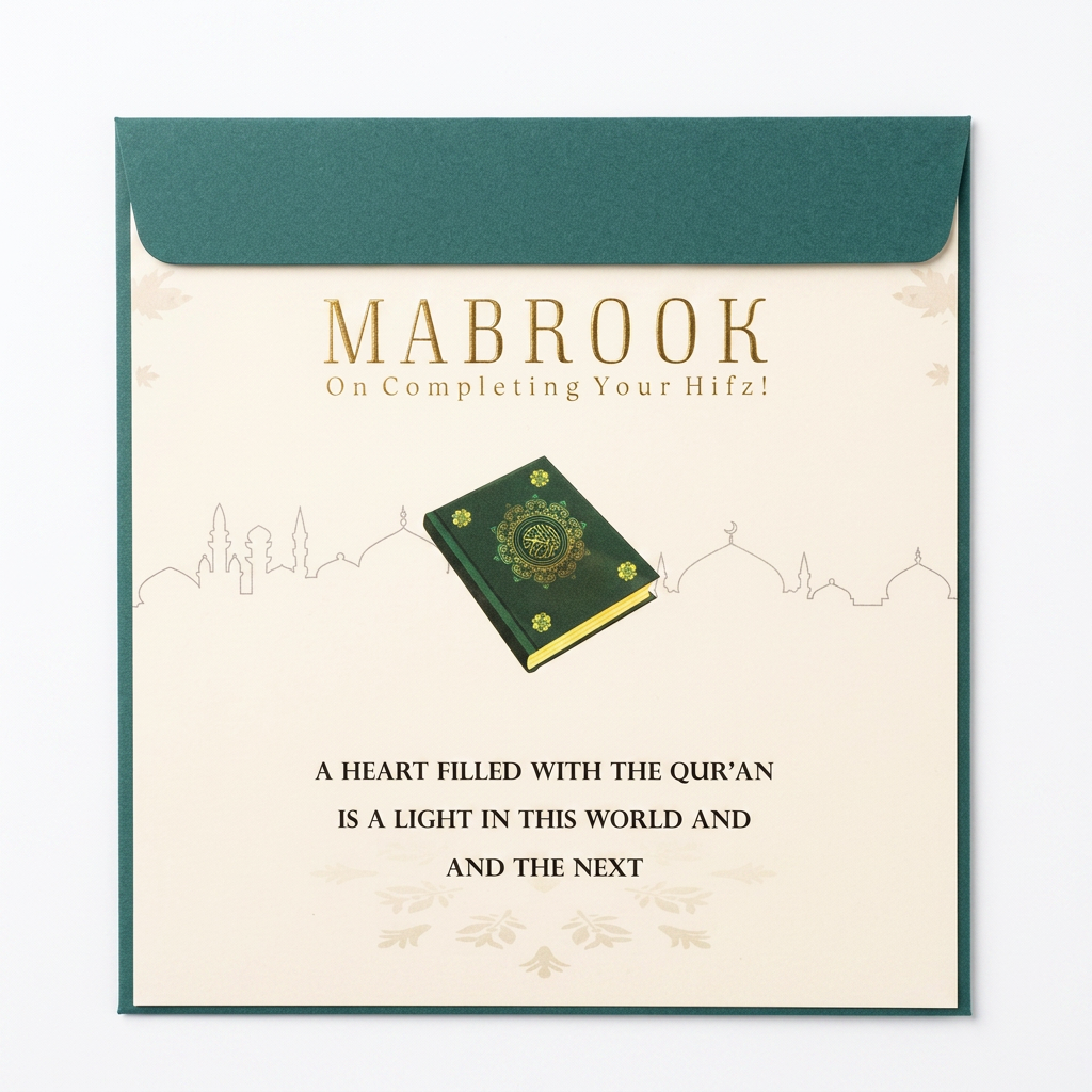 Mabrook Hifz Card