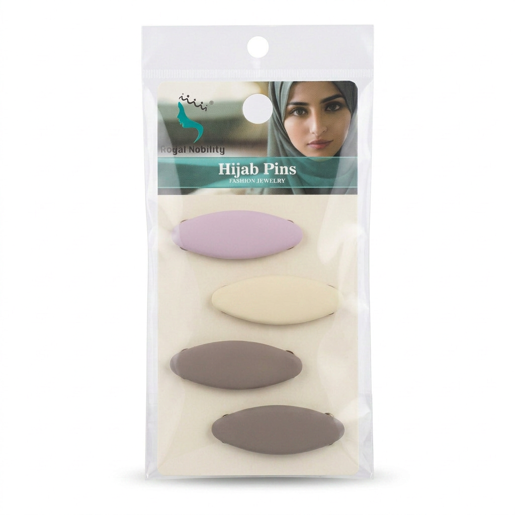 Matte Oval Hijab Pins - 5