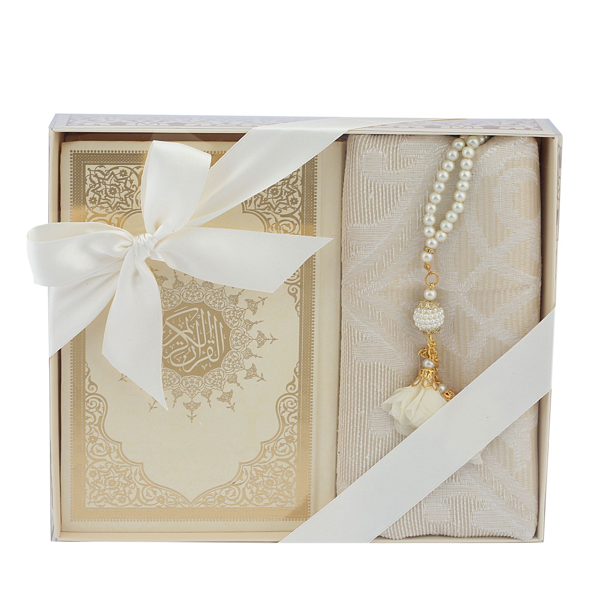 Medium Quran Gift Set 21012 Cream