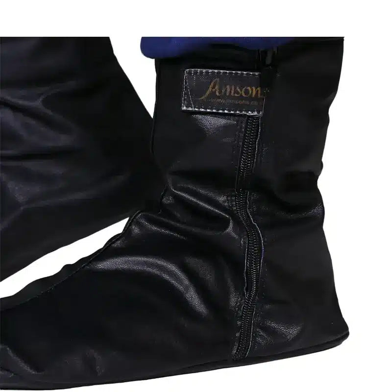 Men's Leather Socks Black